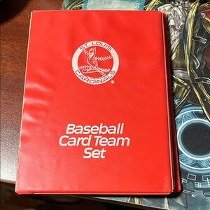 St. Louis Cardinals Red Baseball Card Team Set